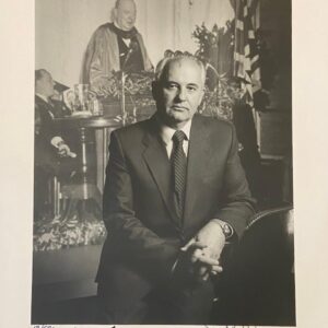 Gorbachev signed photo